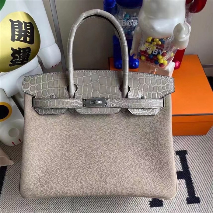 HERMES 에르메스 버킨 Touch 오리지날 토고+악어가죽 정품가죽사용 (100%수작업) H400800